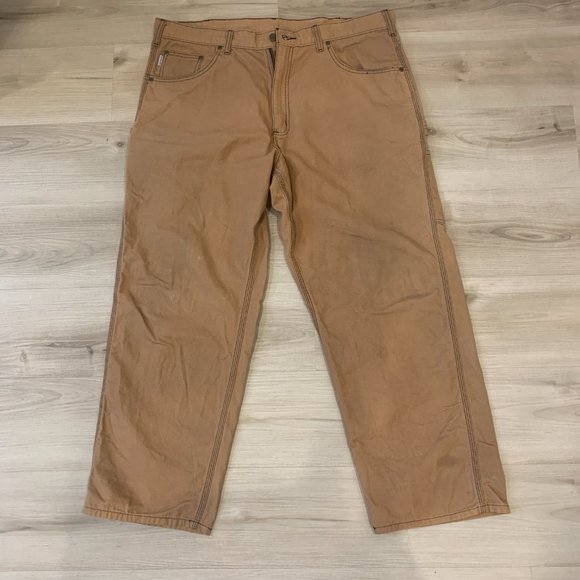 CARHARTT men’s original tan carpenter pants tags missing - Picture 1 of 8